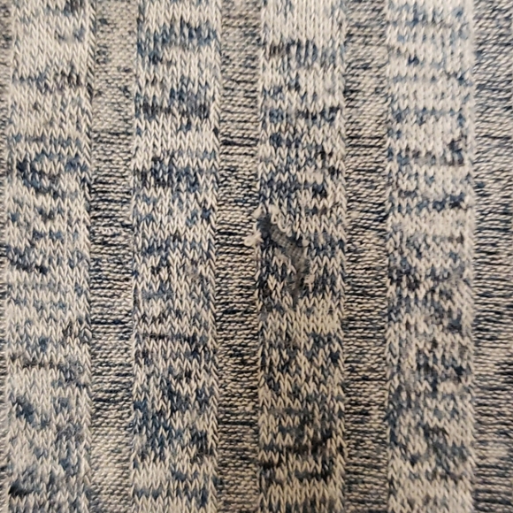 LuLaRoe Heathered Knit Cardigan Blue Grey Women's Large L - Picture 10 of 11